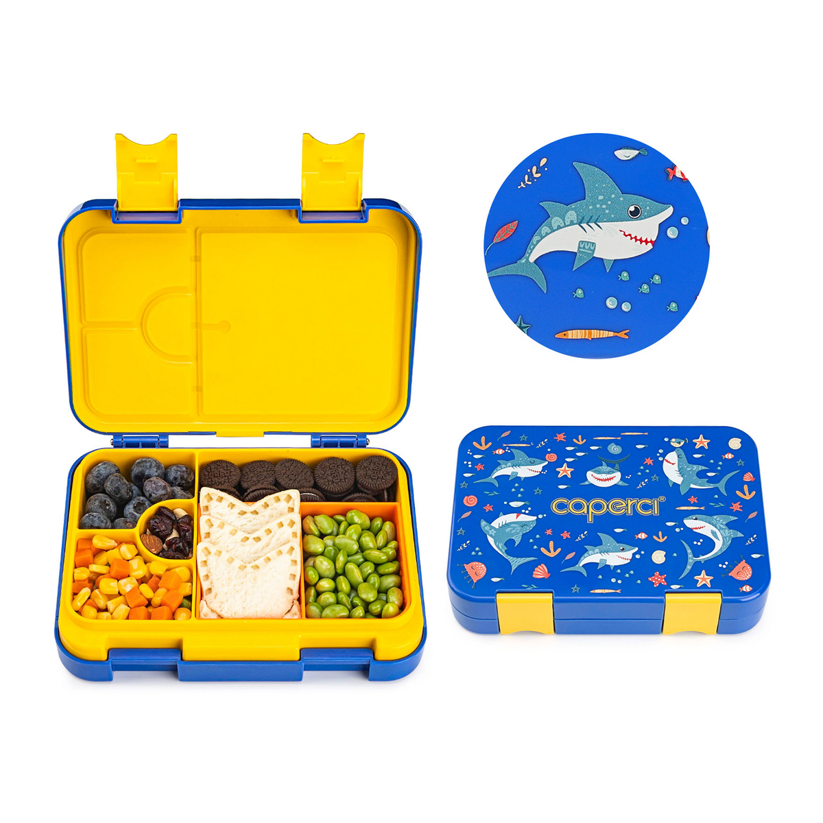 Caperci Dinosaur Bento Lunch Box for Kids