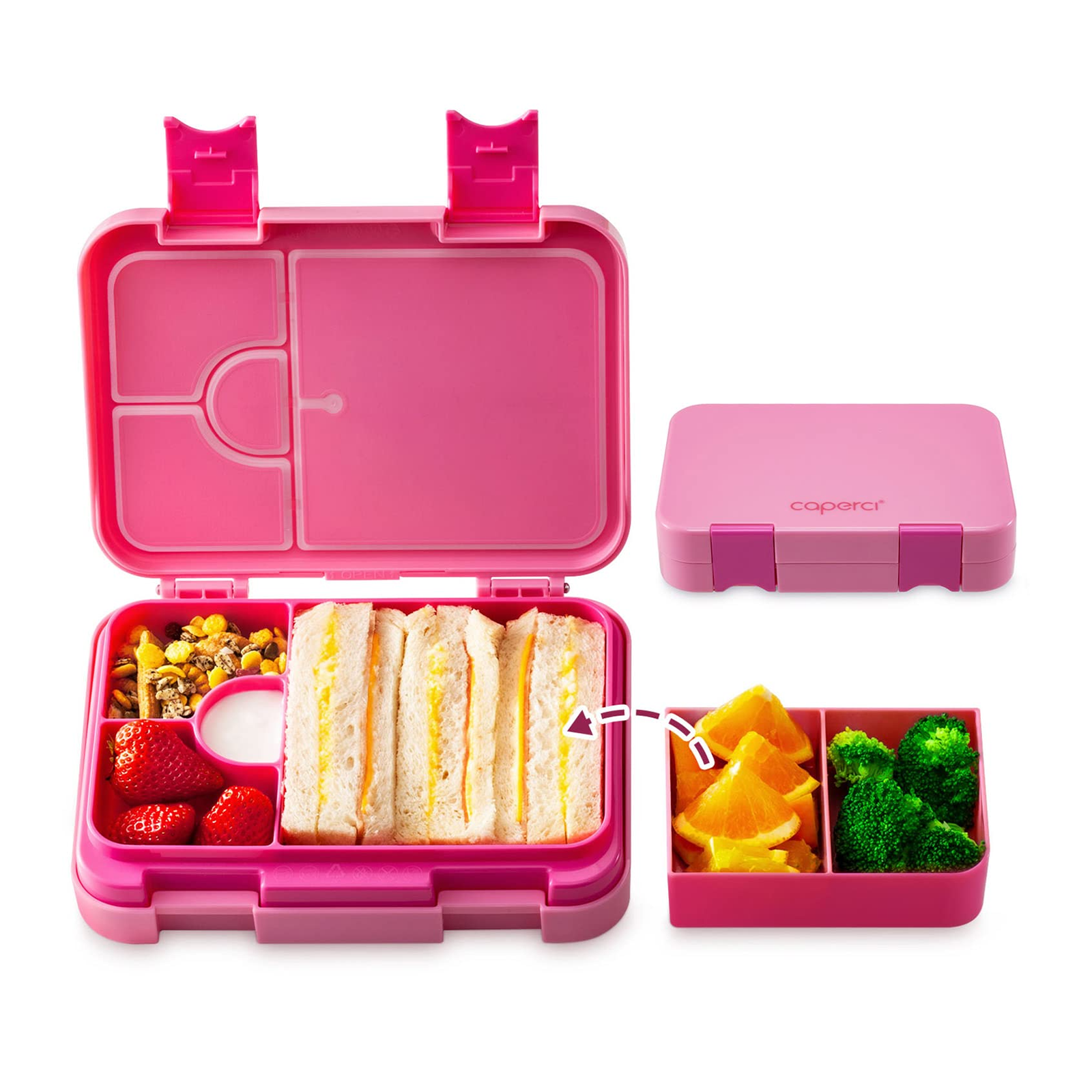 Caperci Versatile Kids Bento Lunch Box