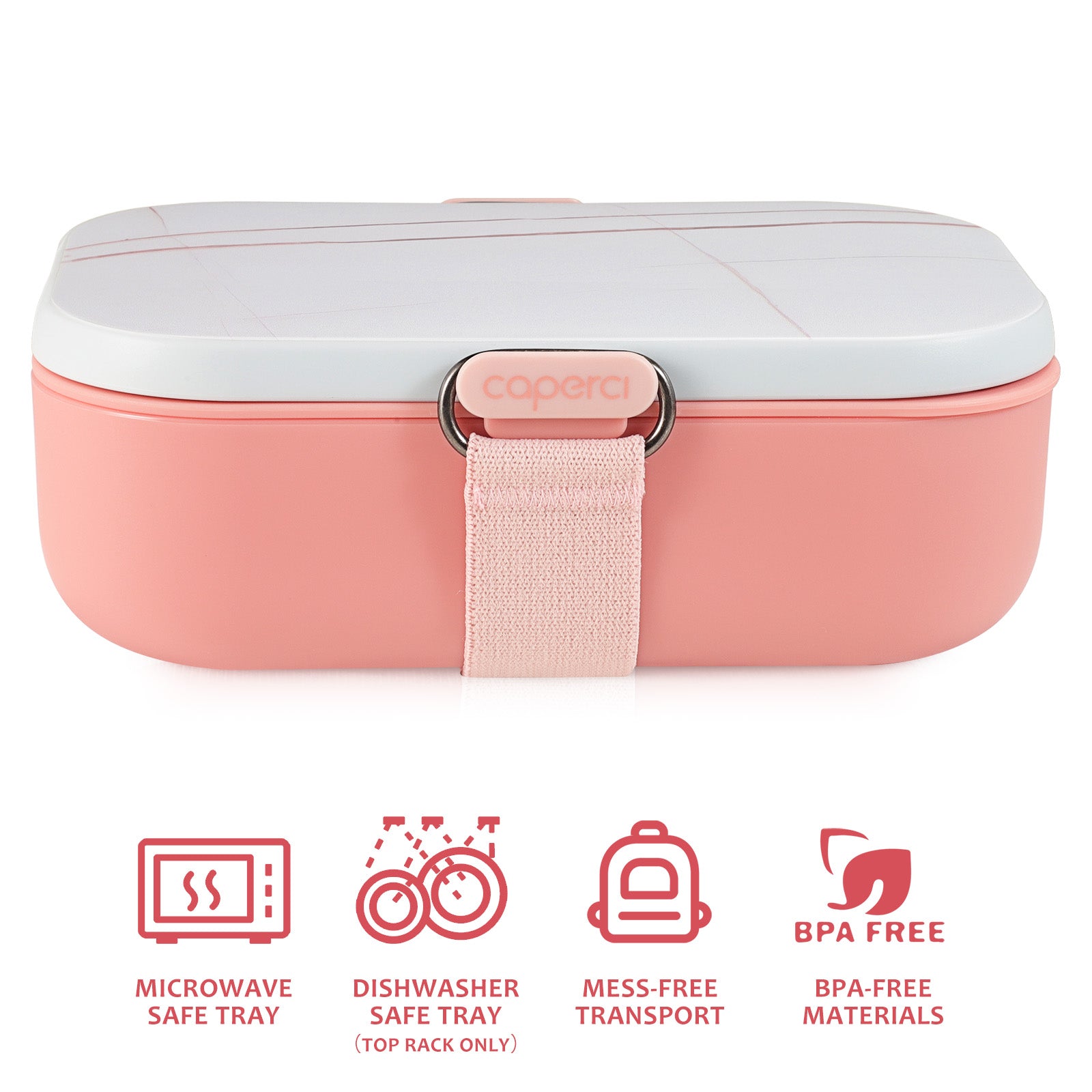 Caperci Modern Bento Lunch Box for Adult